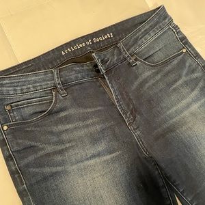 Articles of Society jeans Dark wash. Size 29. Stretch fit. Skinny leg.